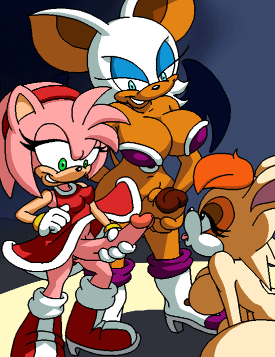 Amy rose and rouge the bat lesbian on boobspicshunter