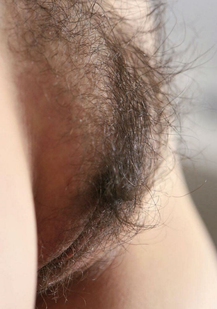 Hairy closeup pussy