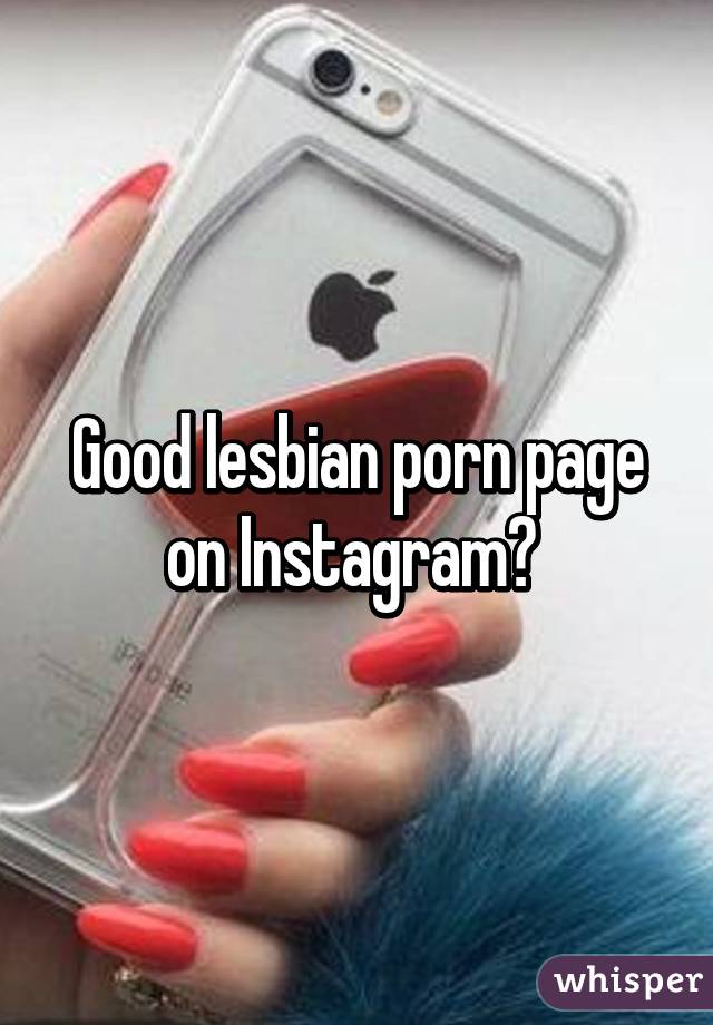Lesbiche instagram