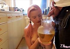 Drinking the piss