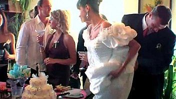 Amateur wedding reception