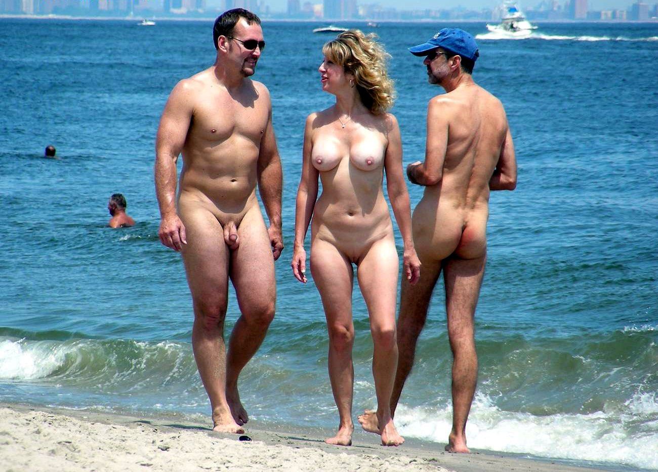 Nude beach photo shoot