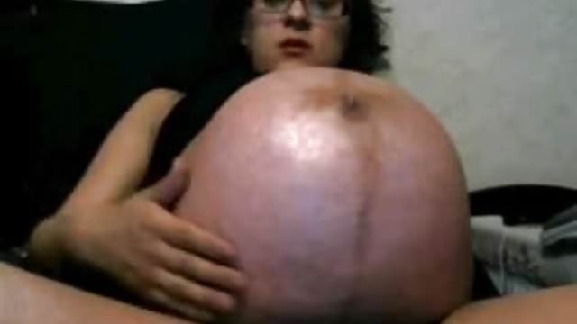 Pregnant massive belly