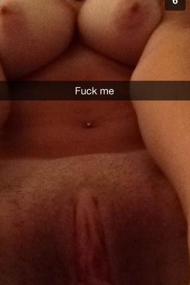 sexy slut sends me nudes on snapchat.
